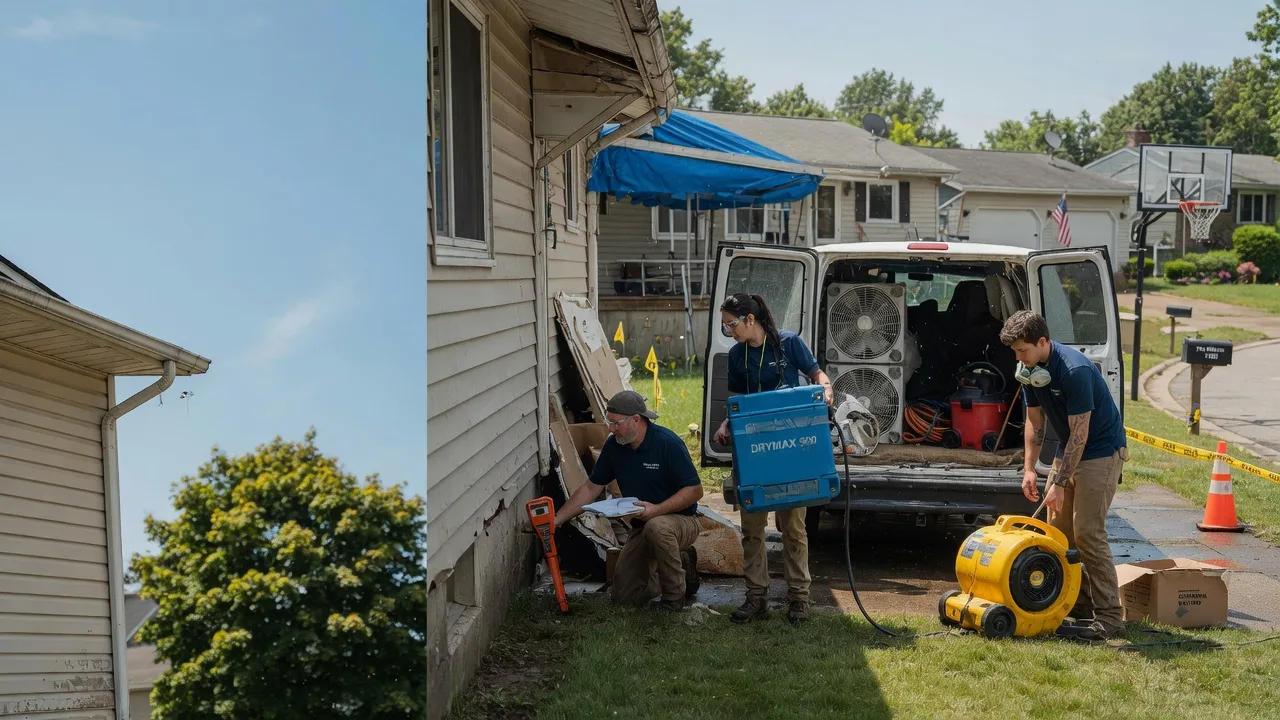 Ceiling Leak Cleanup in Kimbolton, OH near me